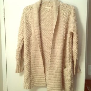 Oversized knit cardigan